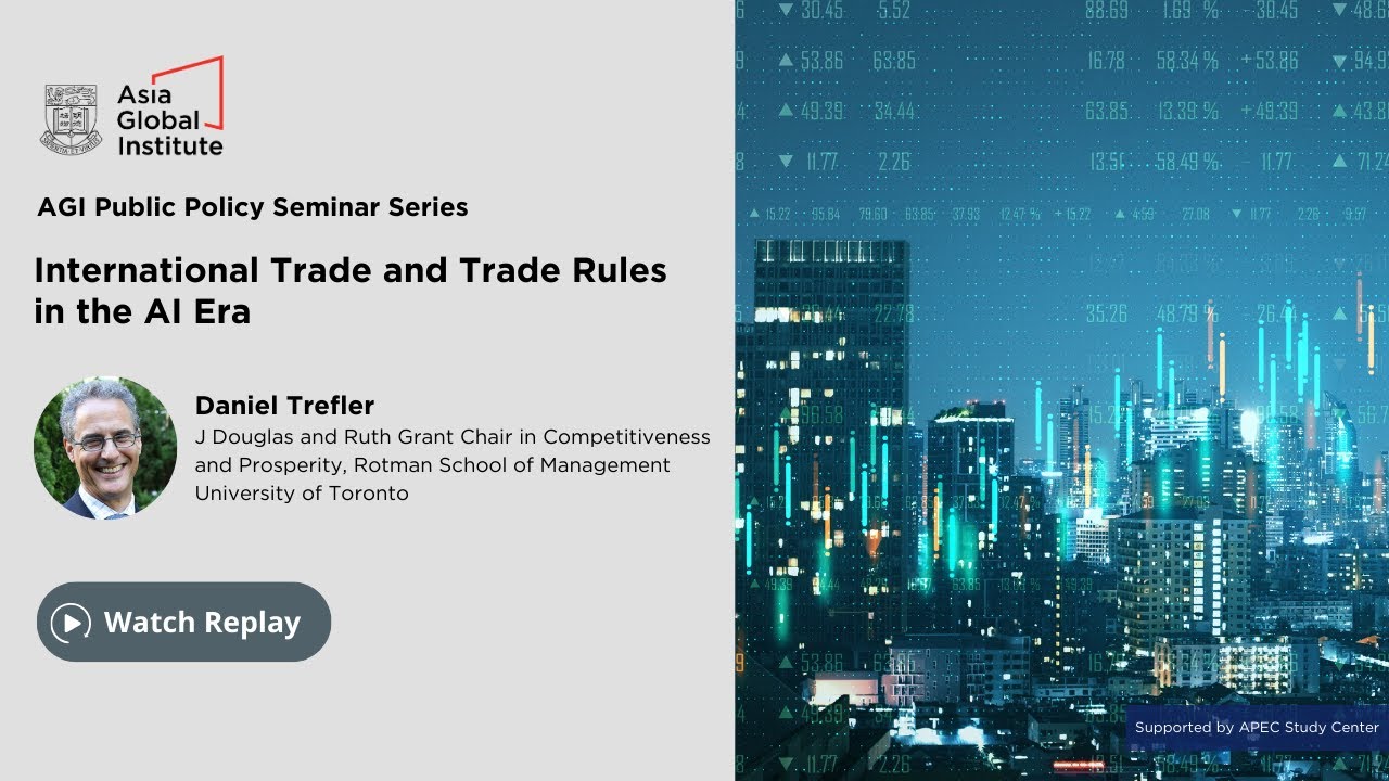 International Trade and Trade Rules in the AI Era