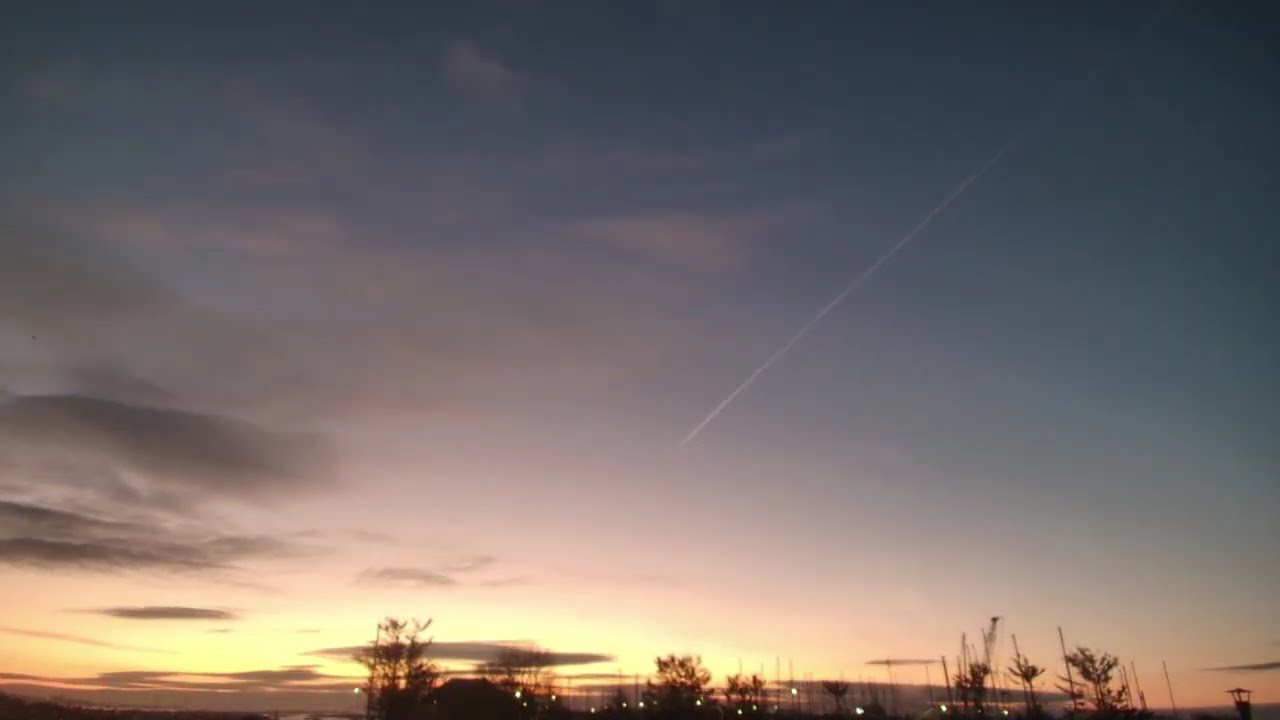 Timelapse Sky With Sunrise