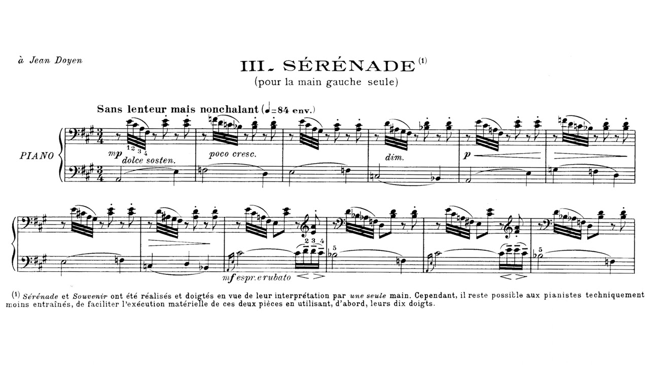 [Gustave Samazeuilh] Esquisses (Score-Video)