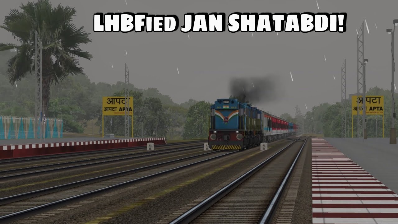 BRAND NEW LHB RAKE OF MADGAON JAN SHATABDI IN TRANSIT TOWARDS MADGAON | Indian Railways|