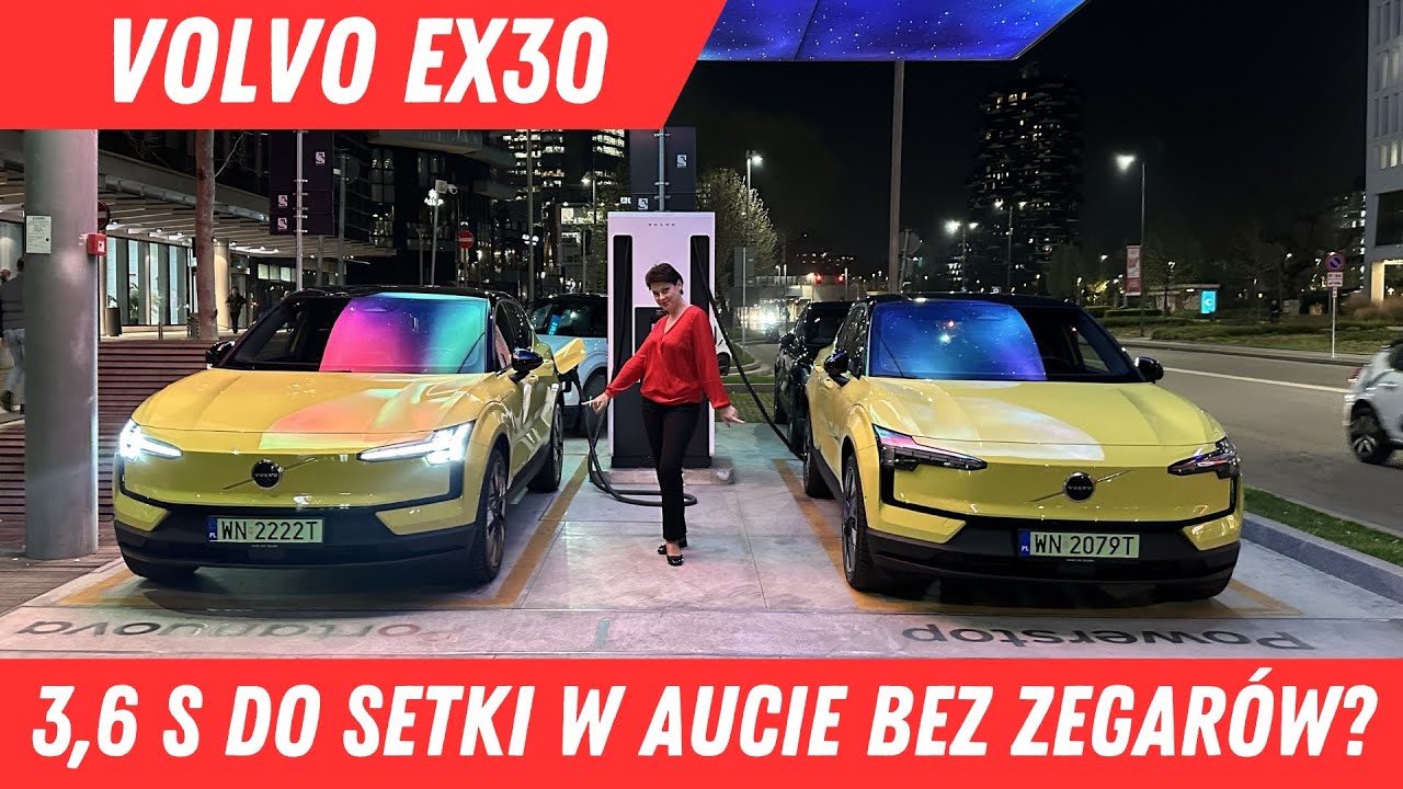 Volvo EX30 - test PL - 3,6 s do setki w aucie bez zegarów?