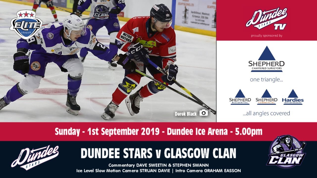 01/09/2019 - Dundee Stars v Glasgow Clan