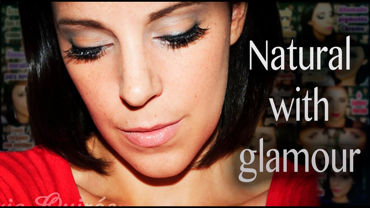 Natural look with a touch of glamour