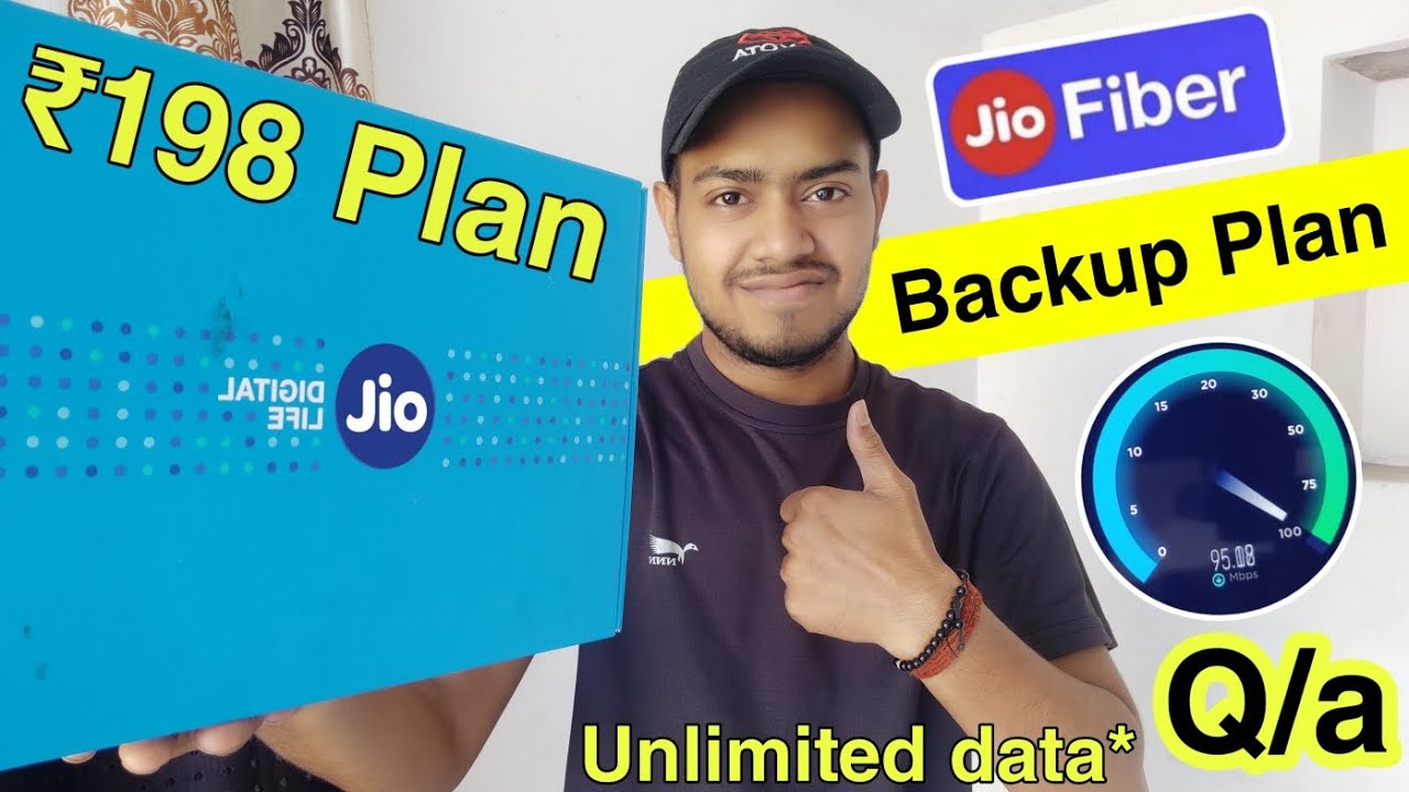 Jio fiber ₹198 backup plan terms & conditions with live proof | Jio fiber ₹198 plan Q/a with details