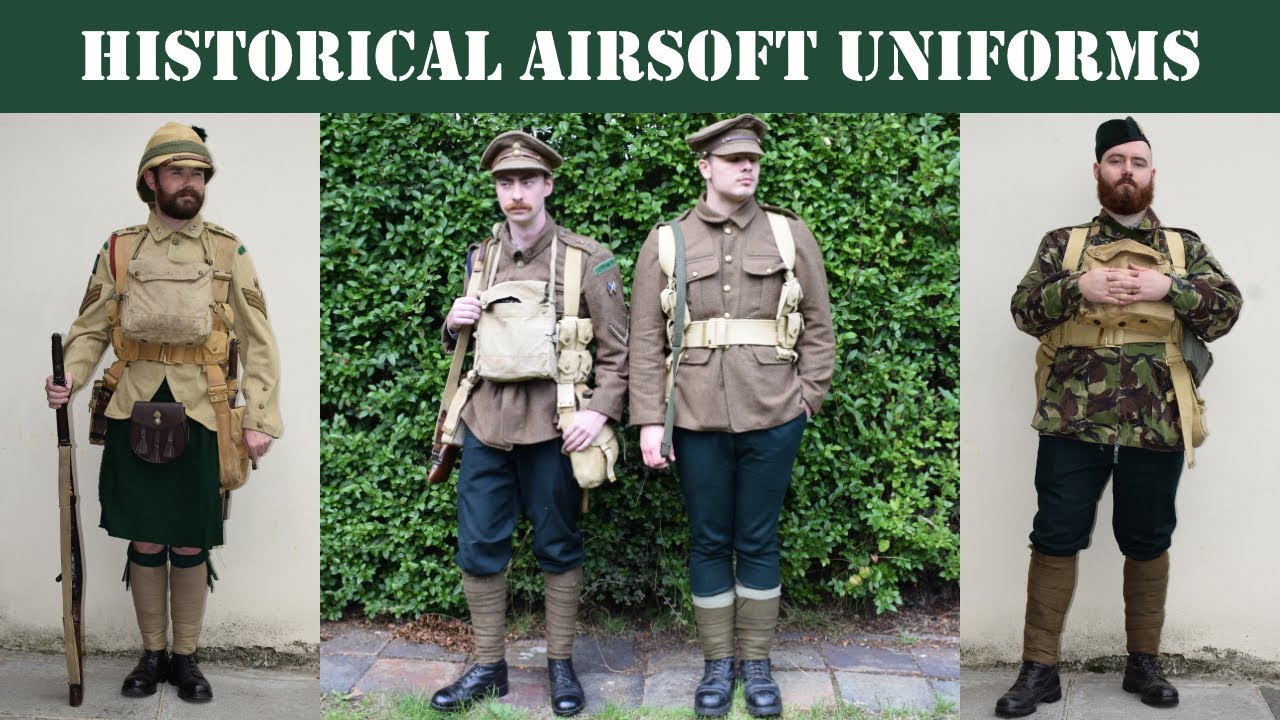 Historical Airsoft Team Uniform Overview