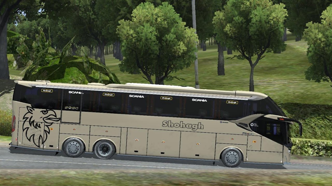 LIVERY SHOHAGH SR2 XHD SCANIA K410 MN ART MOD BUSSID