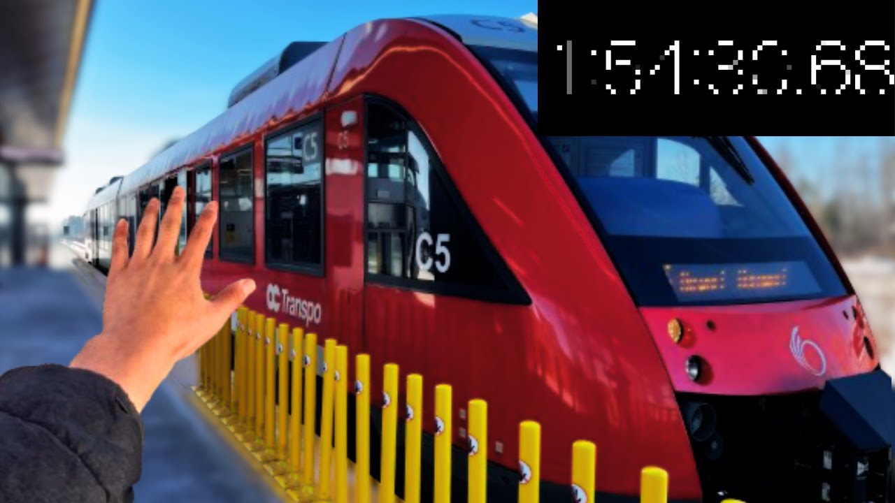 The First O-Train Transit Speedrun Ever (World Record?)