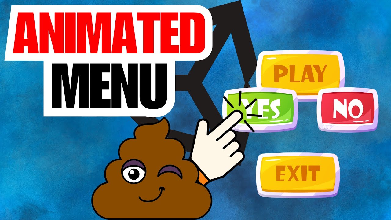 How to Animate menu unity & buttons in Unity  (Unity Tutorial)