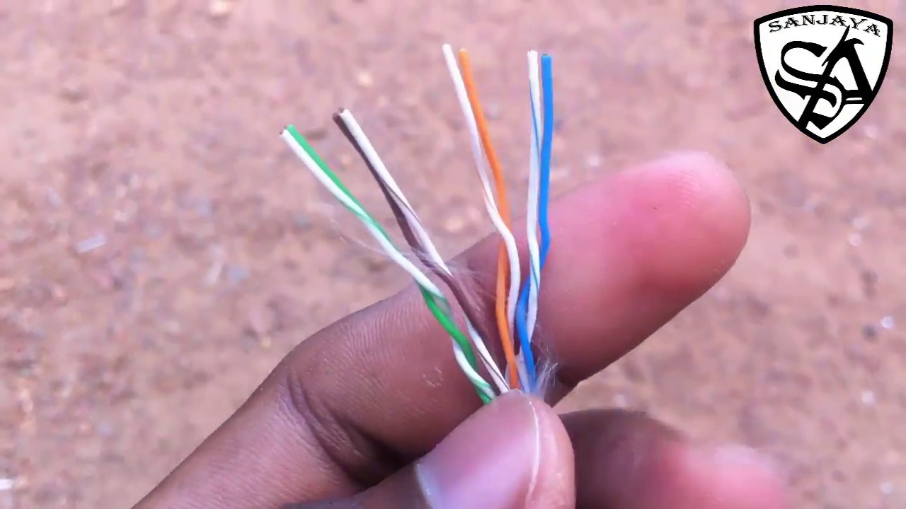 How to create a Ethernet cable simply | Sanush Bro ThinkDifferent.