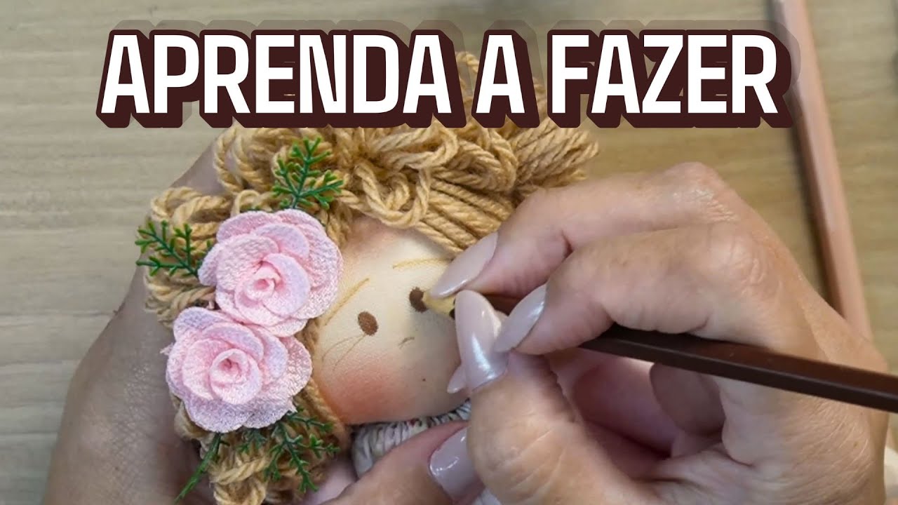 Boneca de Pano F&Aacute;CIL de Fazer Para INICIANTES