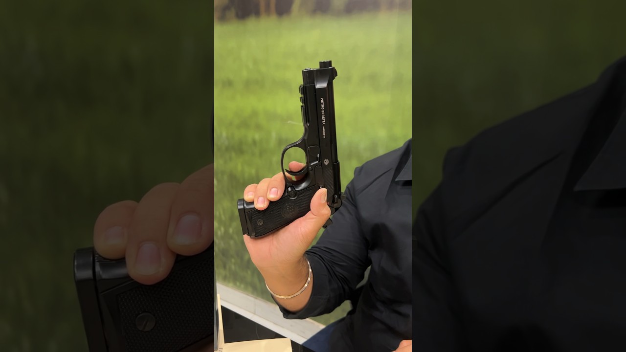 Beretta M92A1 co2 Air Gun Pistol Fire Test With Co2 Cyclinder 😍#airgun #viral #trending