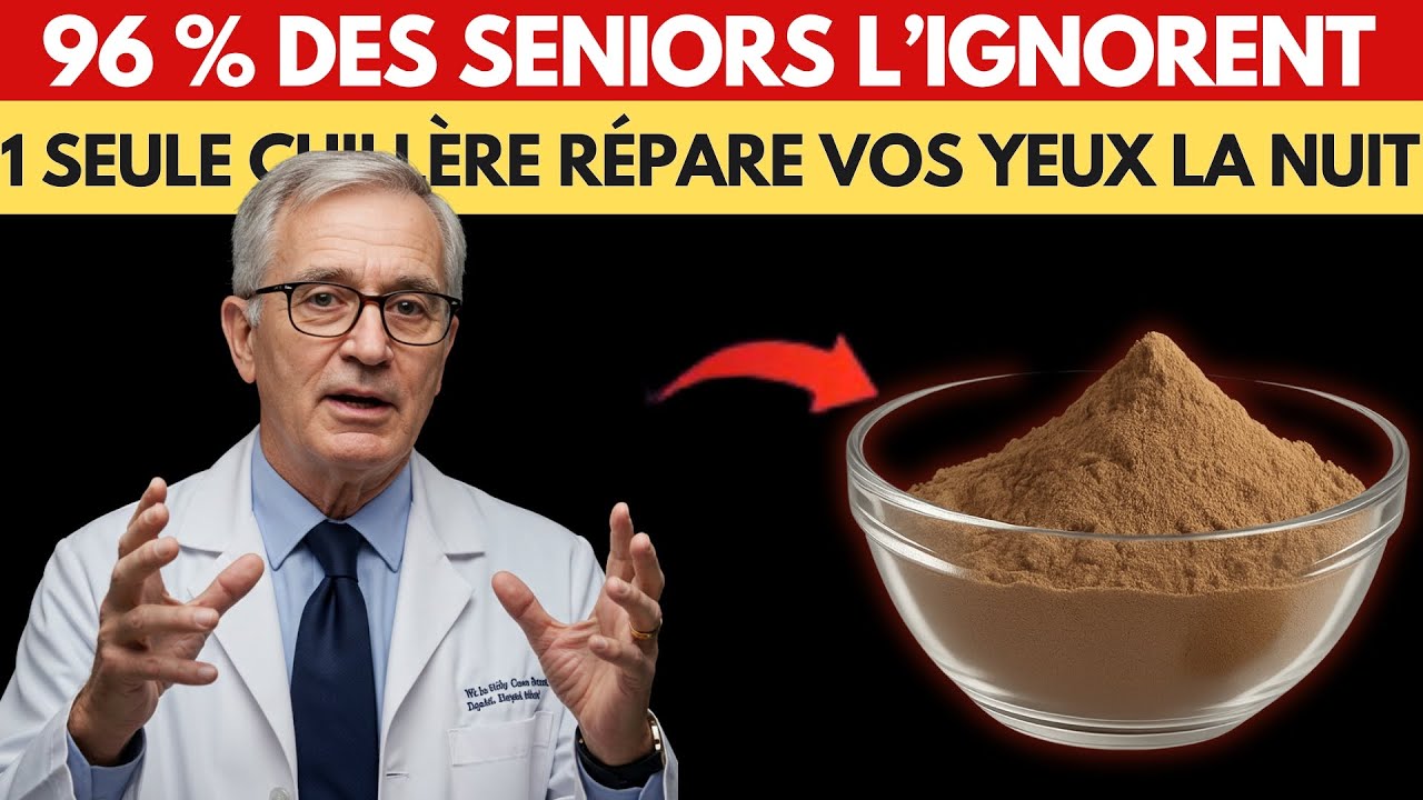 Plus de 60 ans ? Un aliment nocturne qui r&eacute;pare et prot&egrave;ge vos yeux vieillissants