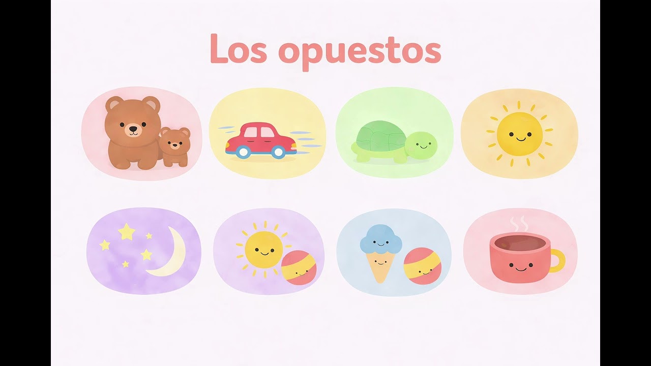 Los opuestos – Canción para bebés y niños | Pau y Fen
