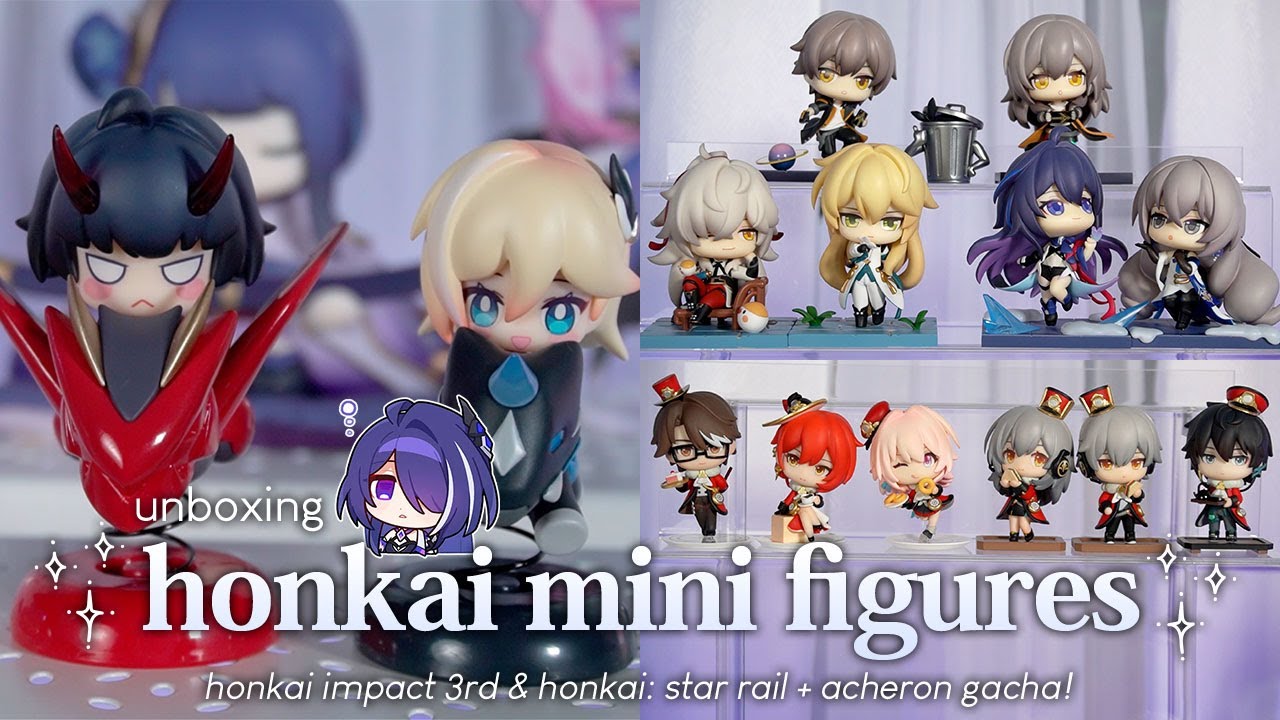 Распаковка фигурок Honkai Impact 3rd и Star Rail + тяги Acheron⚡