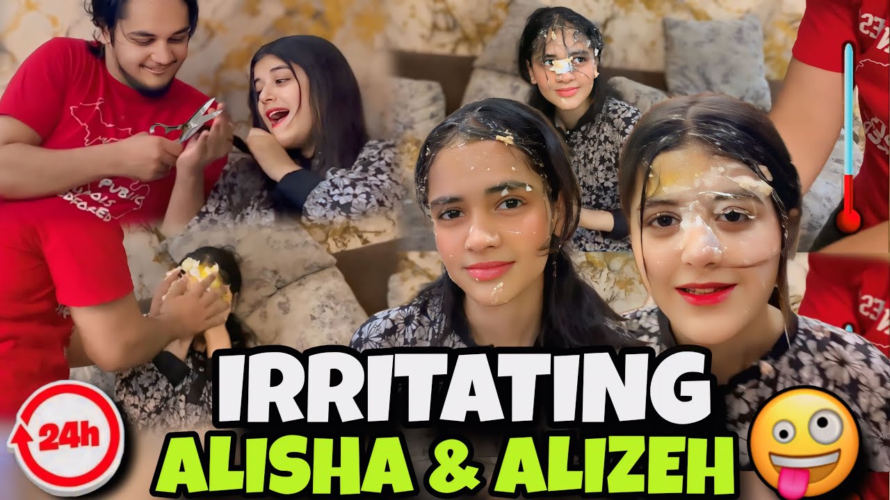 IRRITATING ALISHA & ALIZEH FOR 24 HOURS // FULL MASTI VLOG