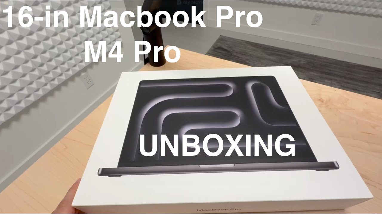 The NEW 16-inch MacBook Pro with M4 Pro. Unboxing.