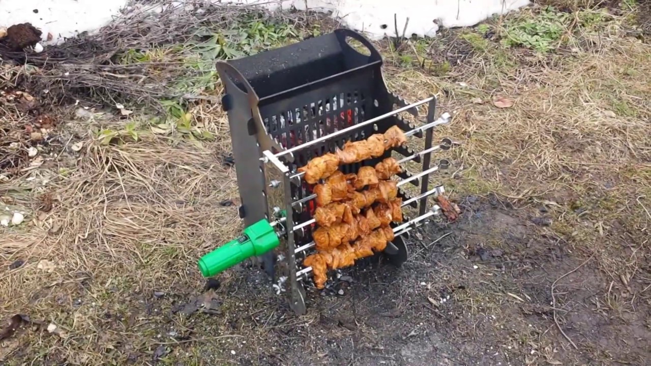 Вертикальный мангал 