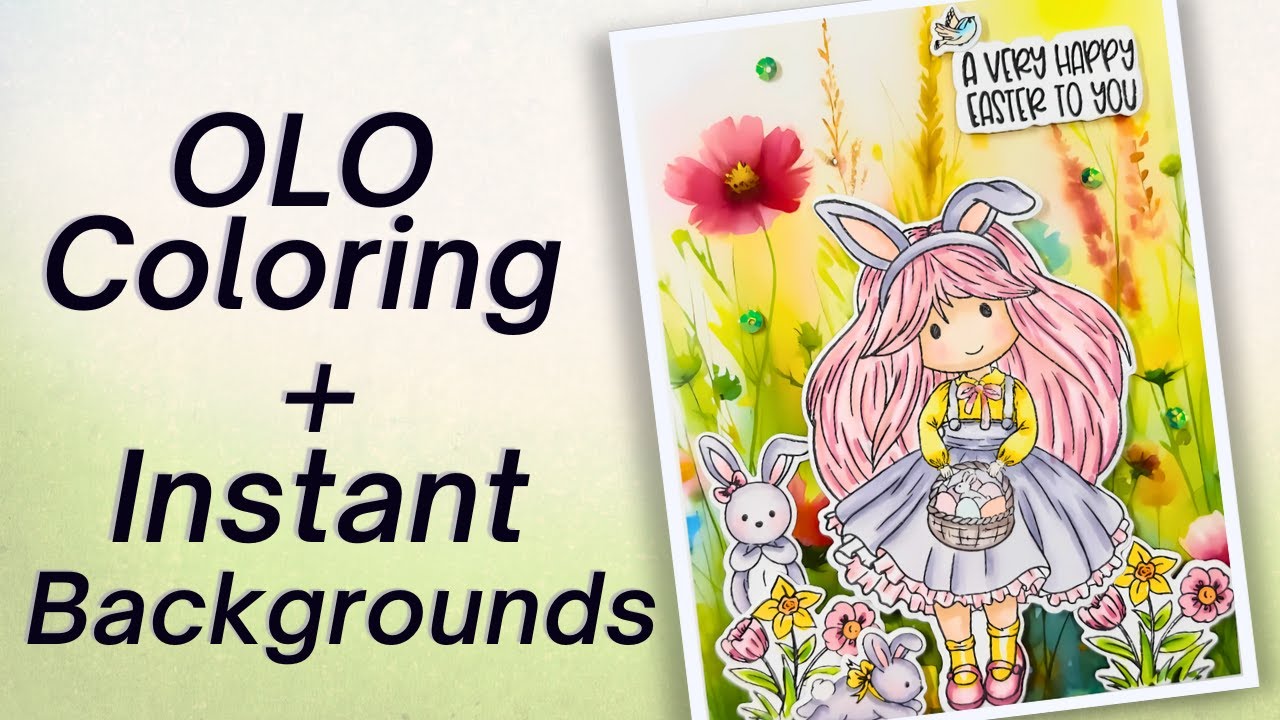 Create Stunning Cards with OLO Markers and Instant Backgrounds