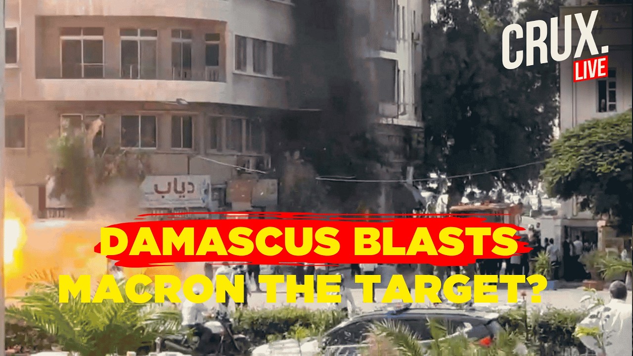 BREAKING LIVE | Explosion Rips Through Damascus During French President Macron's Syria Visit