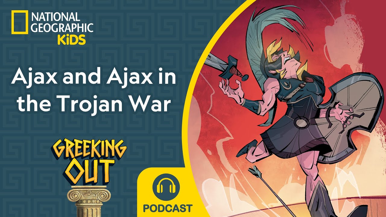 Ajax and Ajax in the Trojan War 🐴 | Greeking Out Podcast | NEW | S12 E9 | ‪