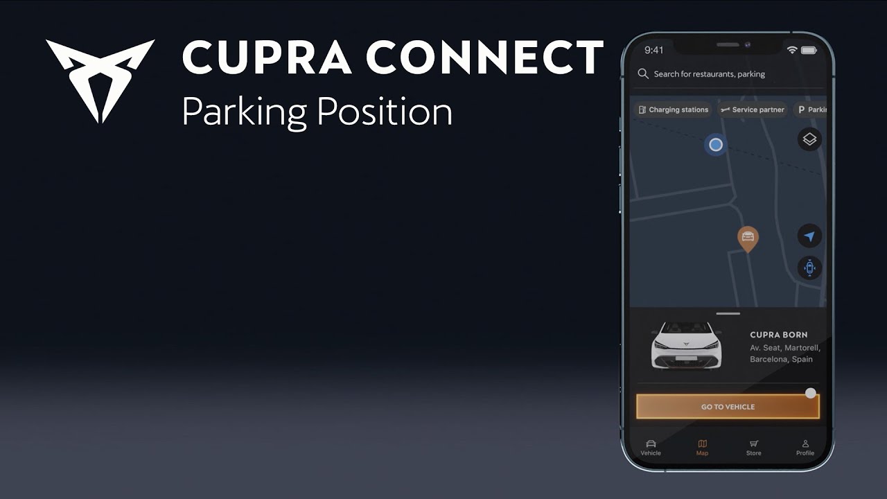 CUPRA CONNECT | How to use Parking Position