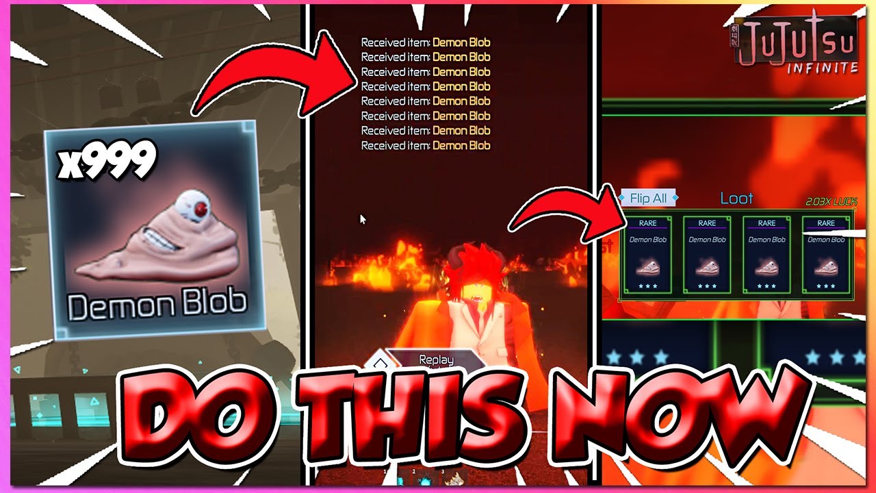 Jujutsu Infinite How To Get 200 Demon Blobs Fast Fuga Questline + Full Guide! (NEW CODES)