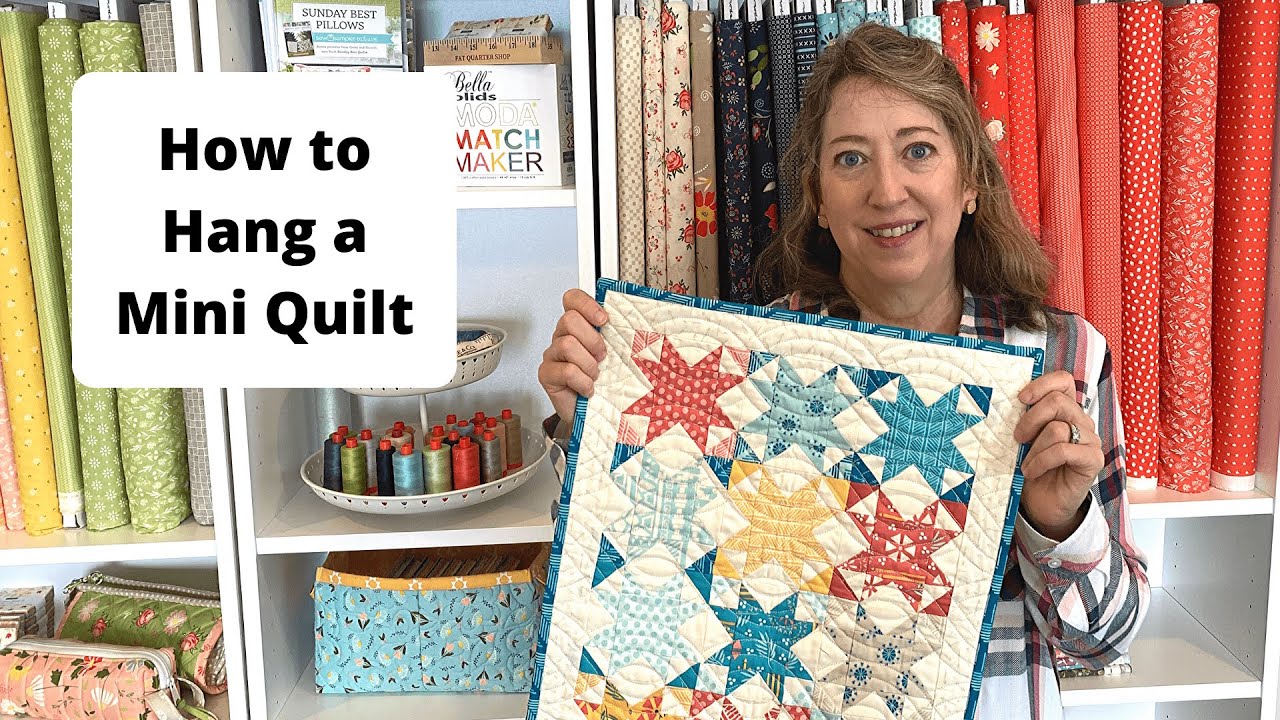 How to Hang a Mini Quilt