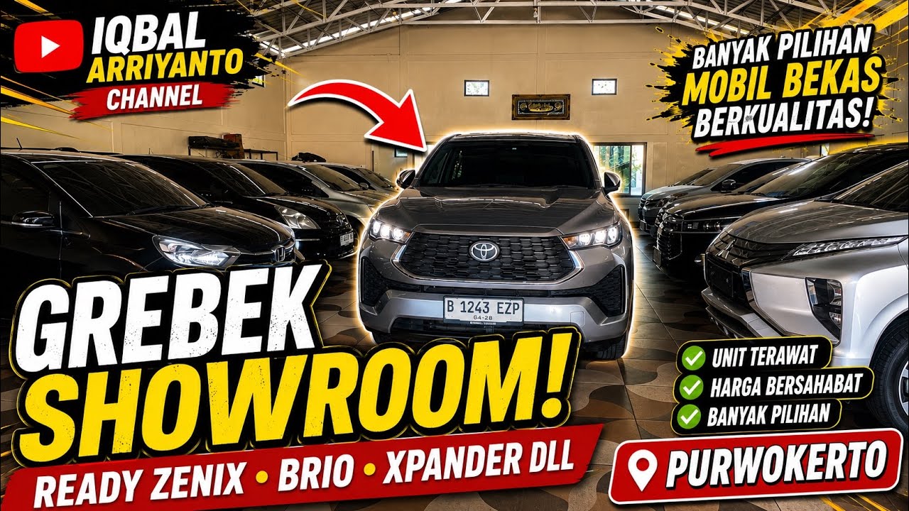 GREBEK SHOWROOM MOBIL BEKAS | READY FREED , ZENIX , AGYA , REBORN , HRV , BRIO DLL ‼️ 081225137893 