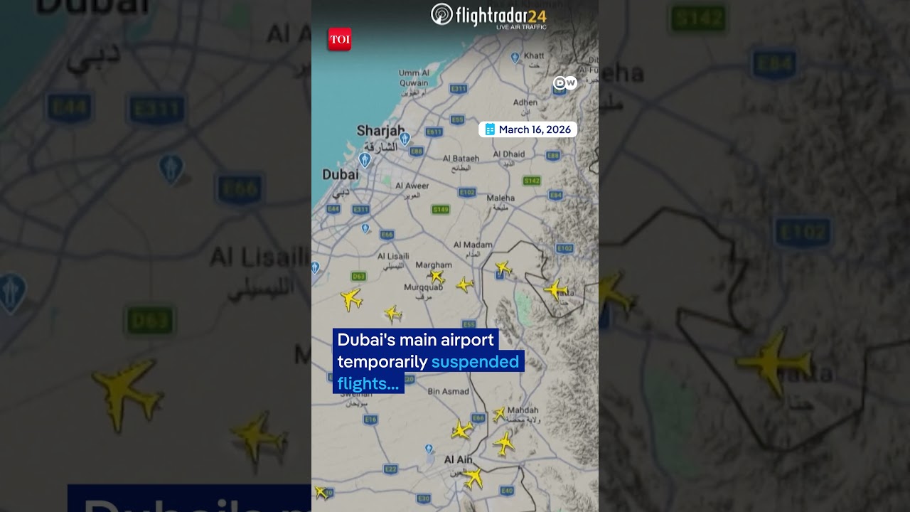 Third Drone Attack Hits Dubai Airport, Chaos Erupts As Flights Disrupted | Iran-Israel War