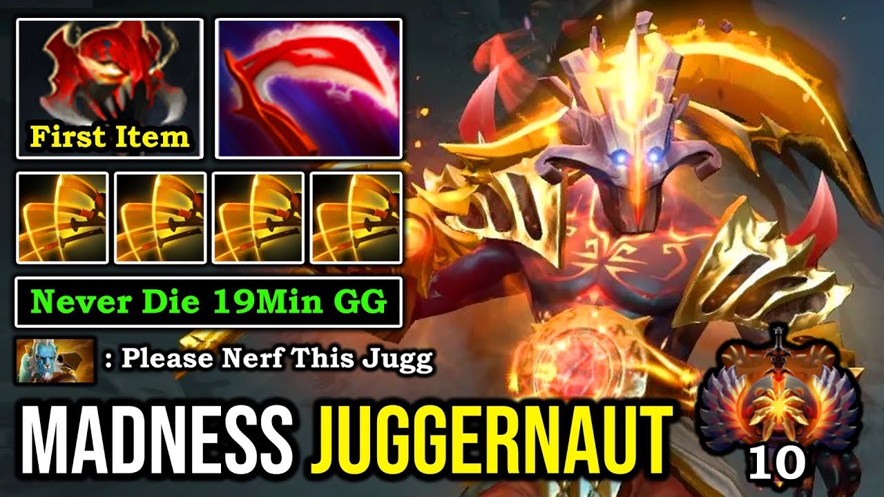 MAX SPEED OMNISLASH JUGGERNAUT First Item Madness 100% Deleted 9K Pro Lancer & 19Min GG DotA 2