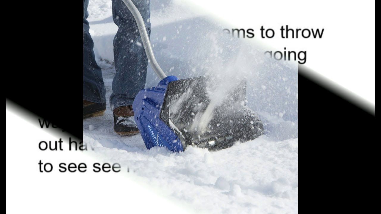 Snow Joe iON13SS 40 volt Cordless Snow Shovel with Rechargeable Ecosharp Lithium ion Battery, 13 Inc