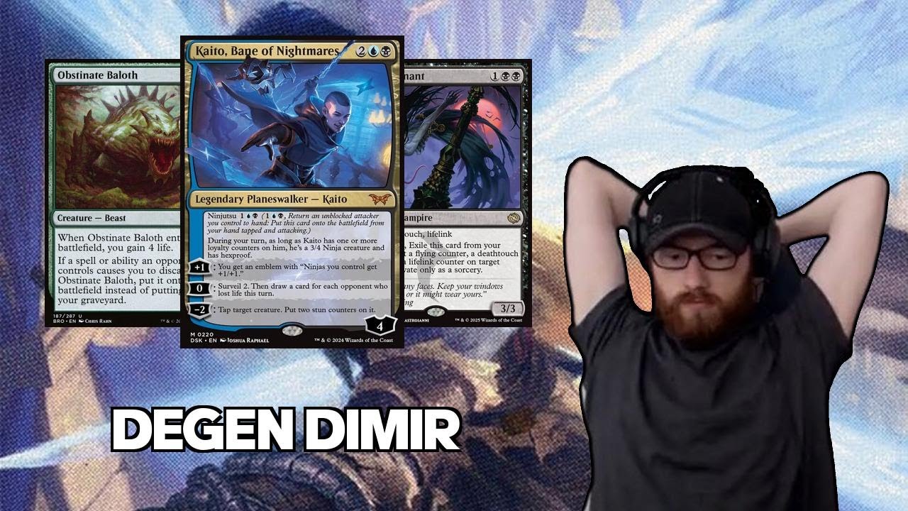 Kaito Kills 'Em Quick! | Degen Dimir | Standard Bo3 | Mythic Rank | MTG Arena