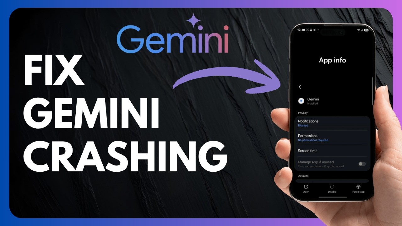 How to Fix Gemini App Crashing