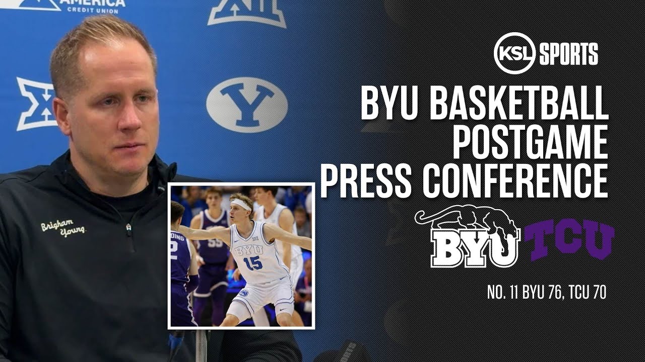 Кевин Янг и Ричи Сондерс комментируют победу BYU над TCU со счетом 76-70.