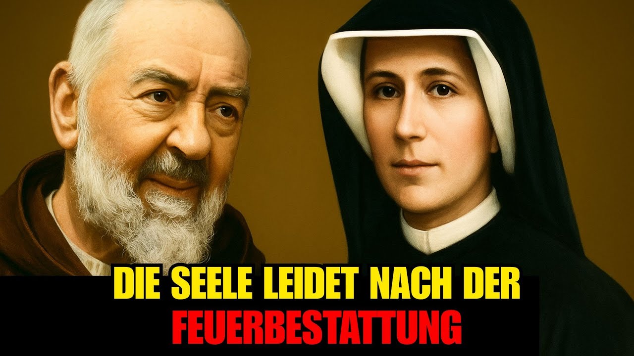 HEILIGE FAUSTINA ENTHÜLLT: DER SCHMERZ, DEN DIE SEELE NACH DER KREMATION ERLEIDET