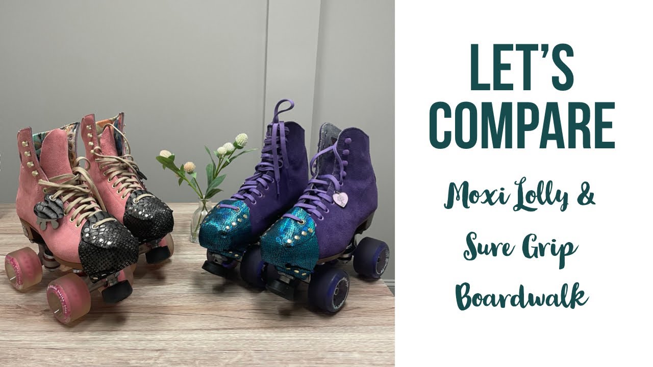 Novice Skater Compares // Moxi Lolly vs. Sure Grip Boardwalk