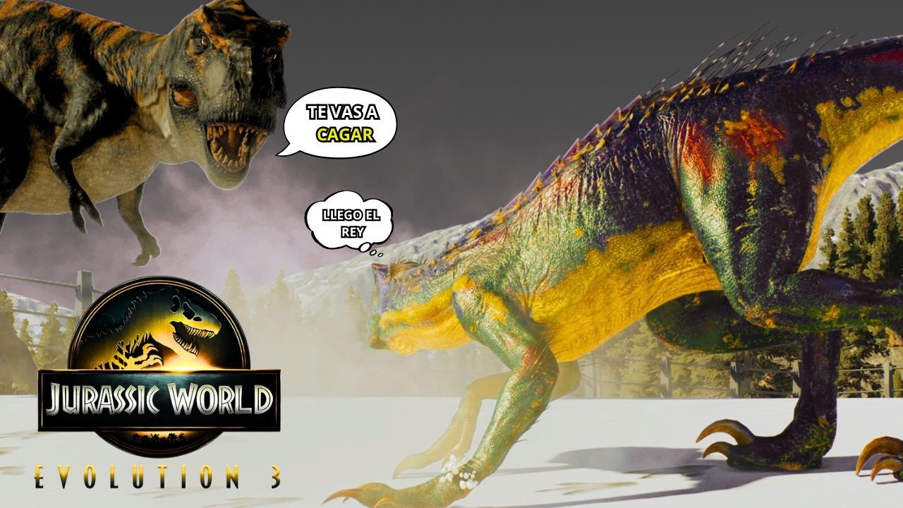 El Indoraptor cuidando crías… ¡Caos total!  JURASSIC WORLD EVOLUTION 3