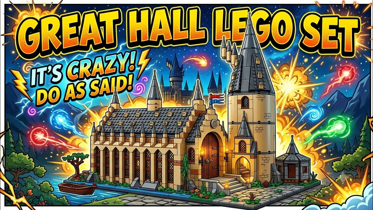 Lego Great hall 76345, 1732 pieces review 