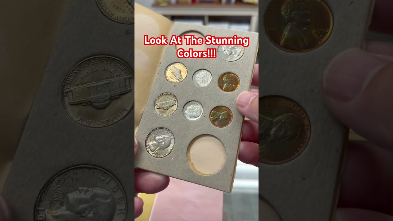 SNEAK PEEK! Wildly Colorful 50&rsquo;s U.S. Mint Set 100% ORIGINAL!! #shorts