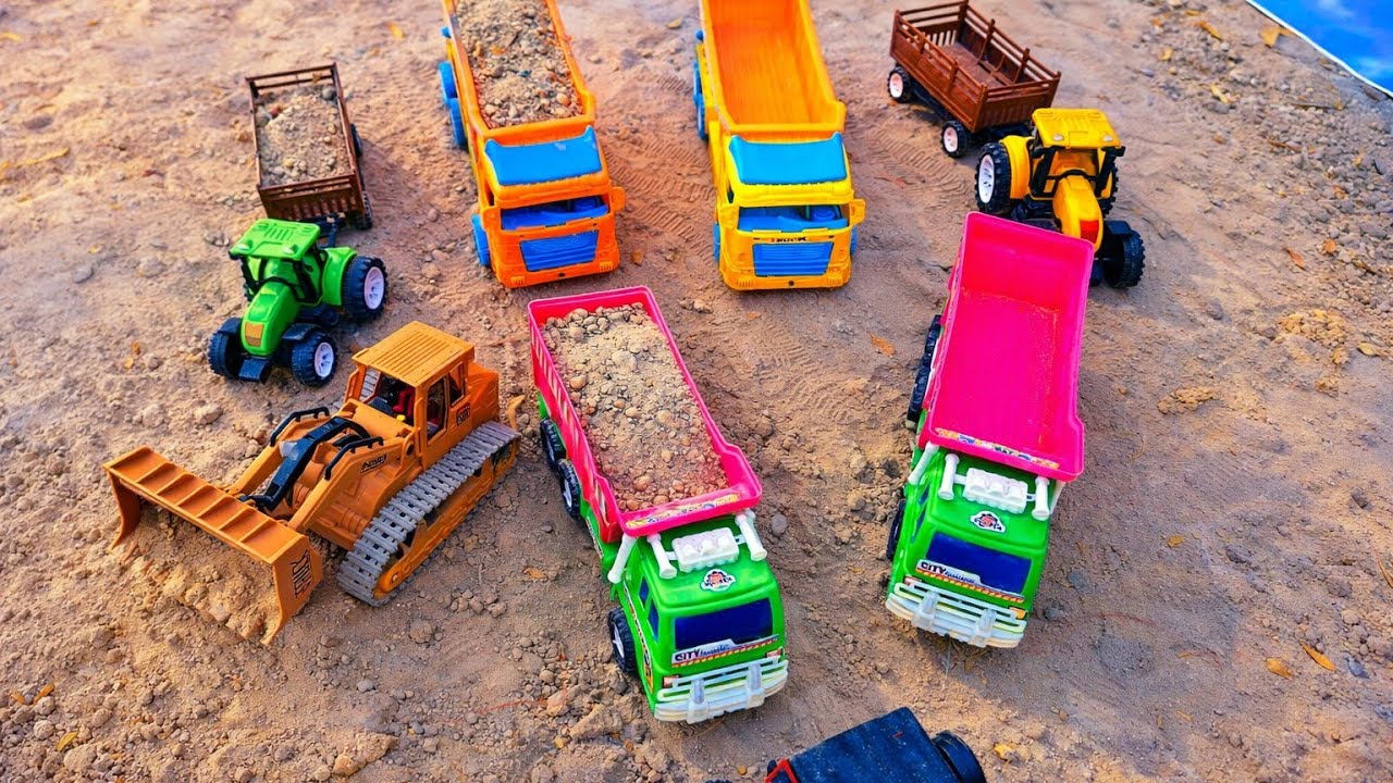 JCB Loading Tractor truck mitti loading video thar kids video #jcbloading #truckloading #tractor
