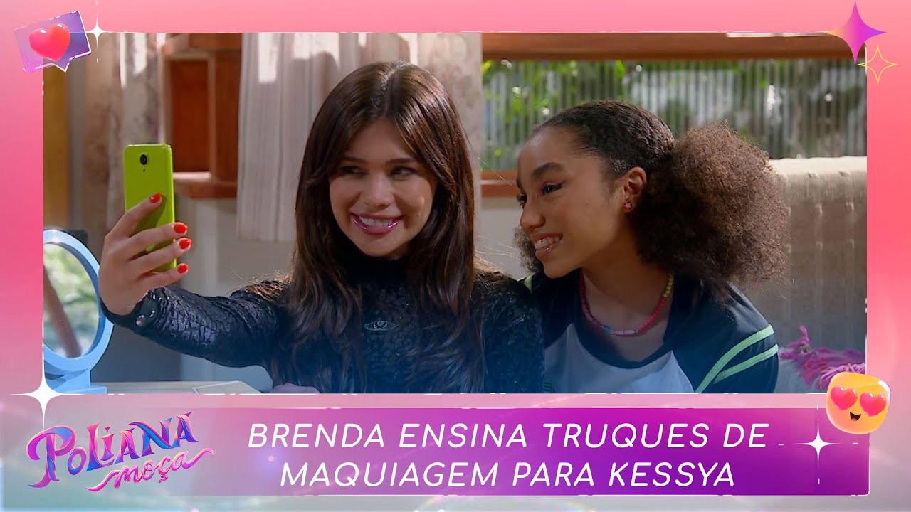 Brenda ensina truques de maquiagem para Kessya | Poliana Moça (10/05/22)