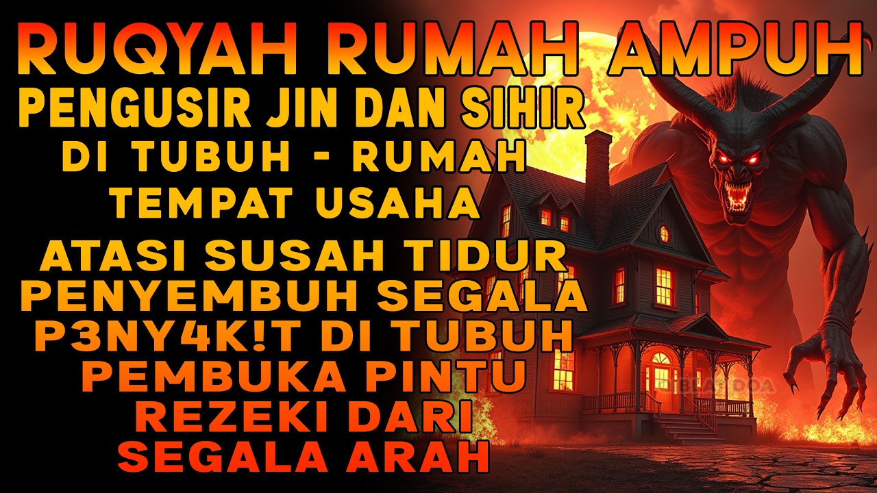 RUQYAH RUMAH PENGUSIR JIN, SETAN & SIHIR DI RUMAH & TUBUH, PENENANG HATI & FIKIRAN | BY ALAA AQEL