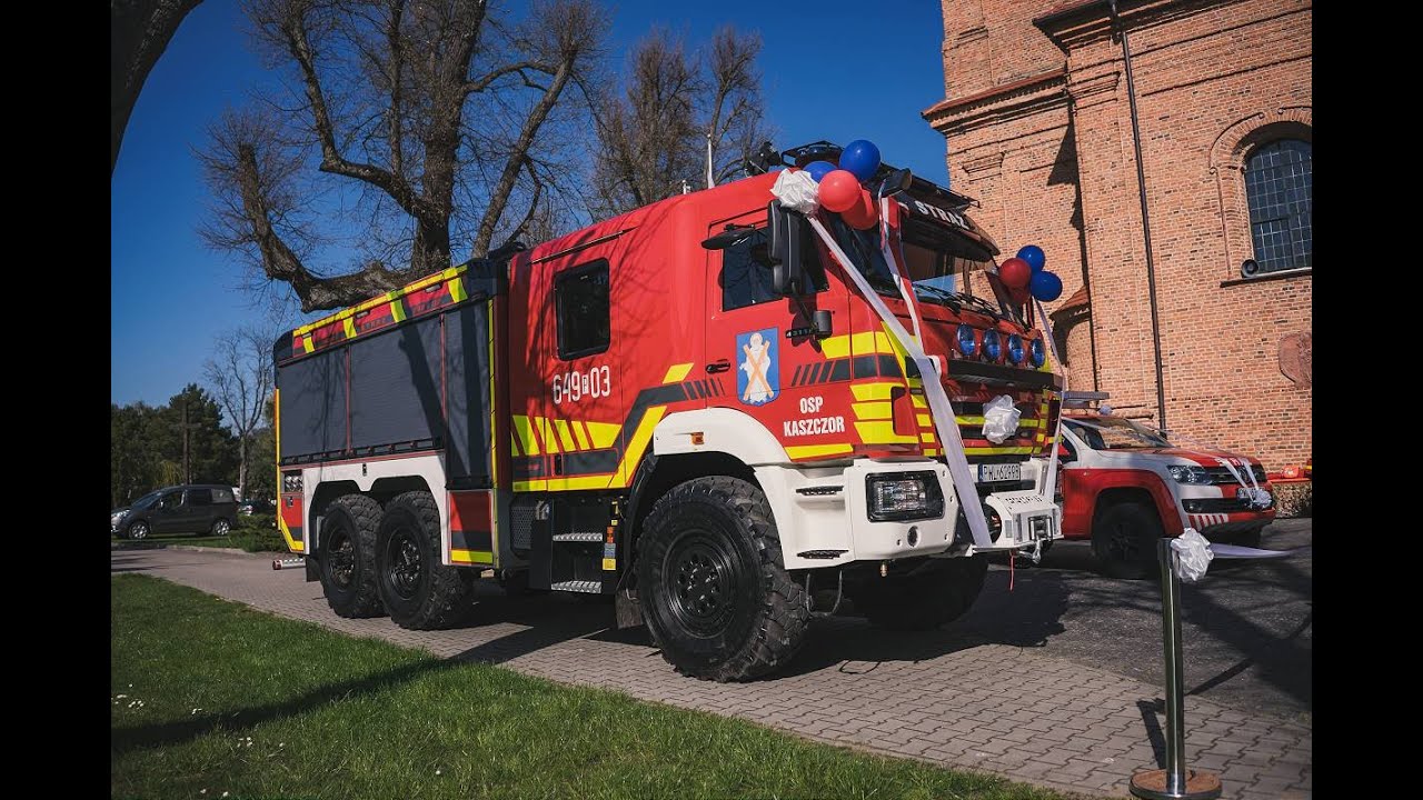 Gminne Obchody Dnia Strażaka oraz przekazanie samochodów OSP Kaszczor i OSP Osłonin