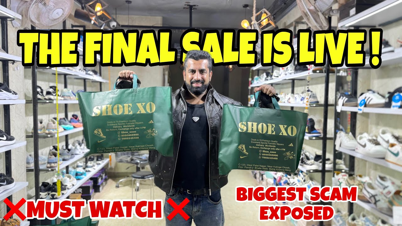 Biggest Shoe Scam ॥Biggest Sale is Live ॥ Top Quality Shoe Market ॥ Branded Shoe Market in Delhi 