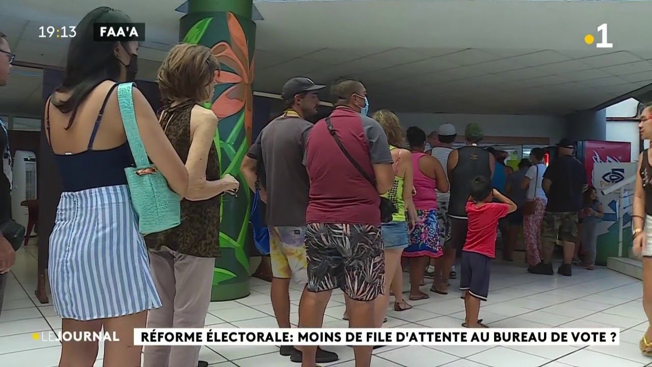 R&eacute;forme &eacute;lectorale : moins de file d'attente au bureau de vote