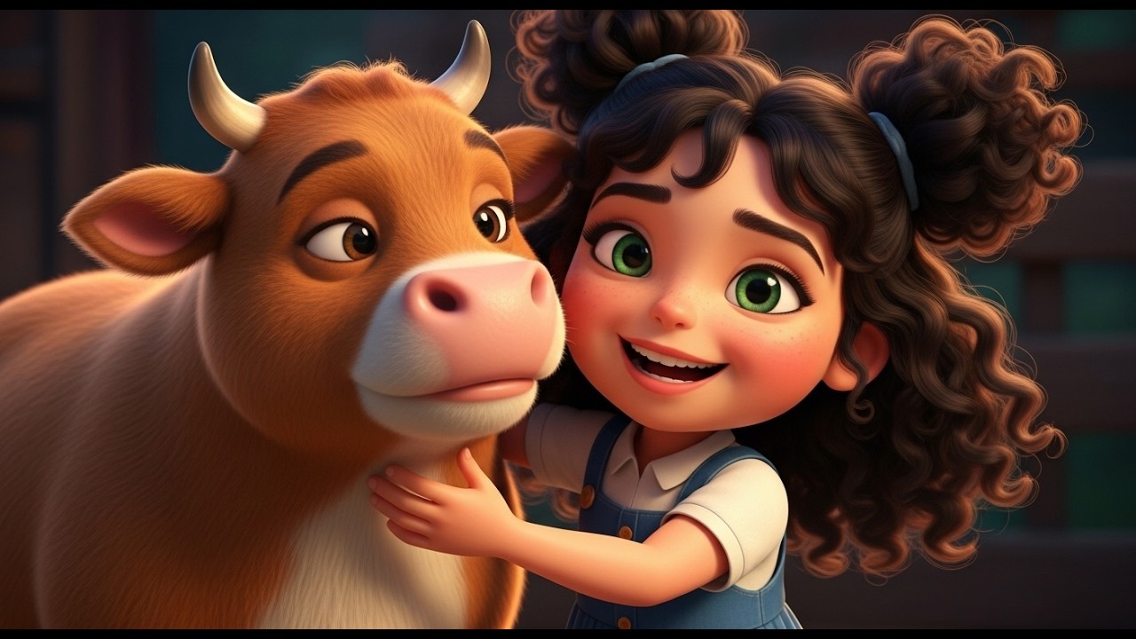 🐮🐑🦆 Are bunicul o fermă – Cântec vesel pentru copii | Cantec cu animale | Vaca, oaia și rața