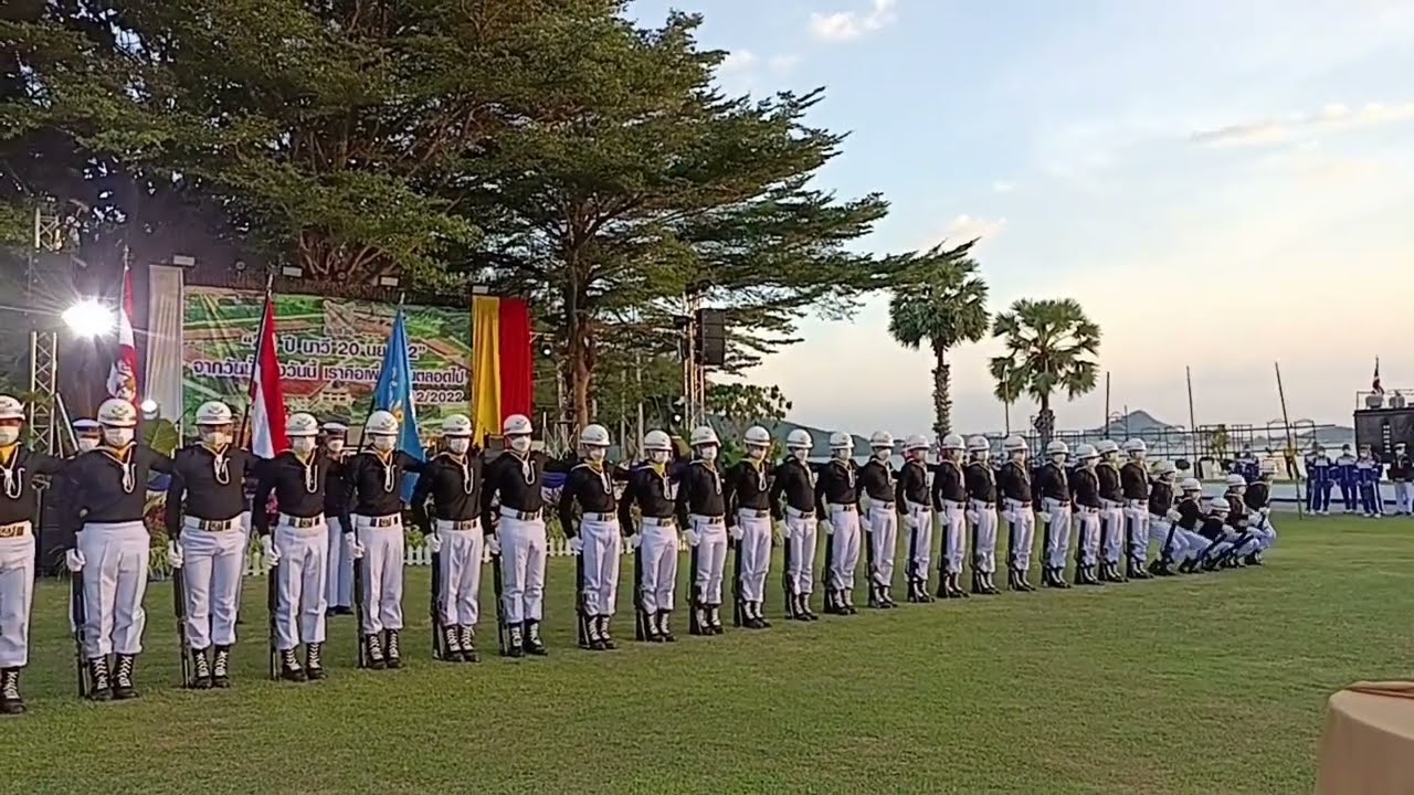 แฟนซีดริล Fancy Drill แสดงโชว์ให้ นรจ.ทร.20 นย.22 ชมในวันที่ 10 ธันวาคม 2565