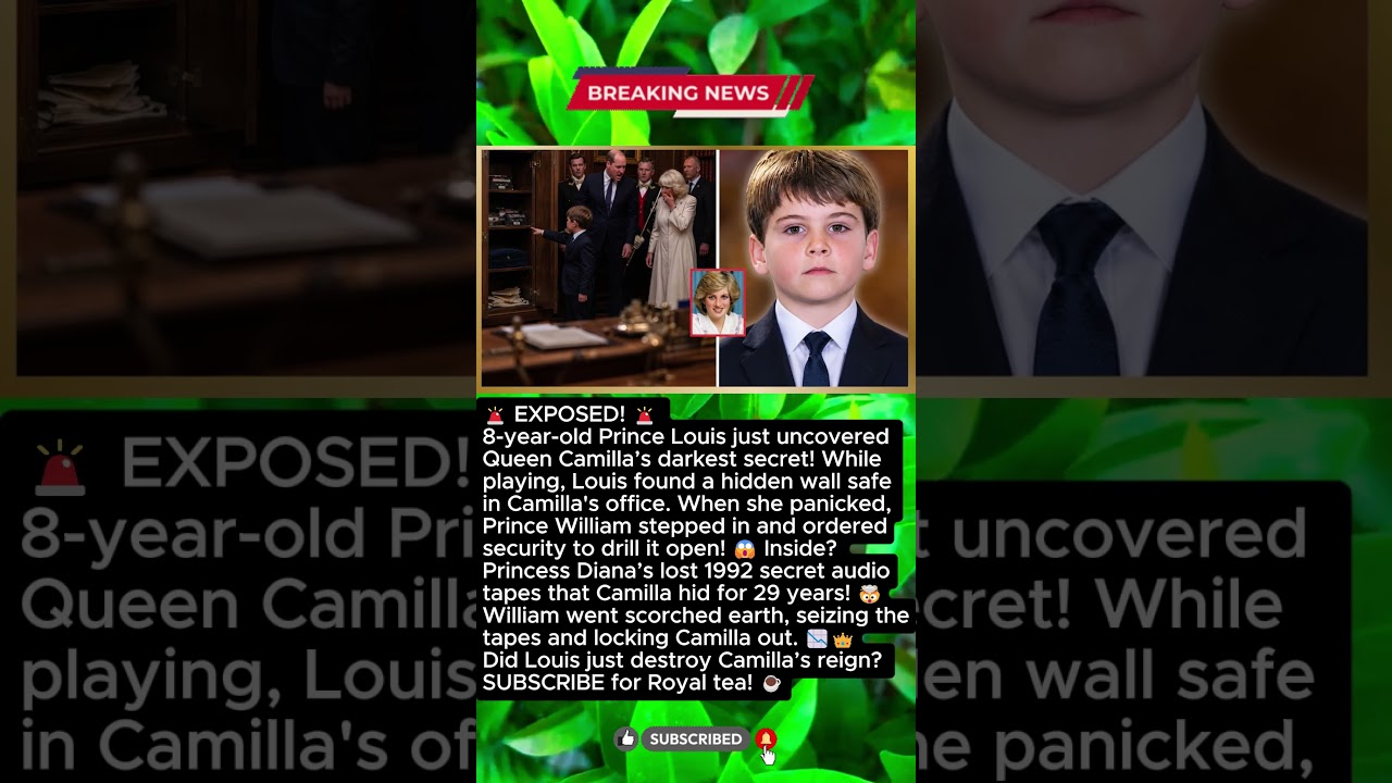 CAUGHT! 8-Year-Old Prince Louis Uncovers Camilla's Sick 29-Year Secret! 😱🚨