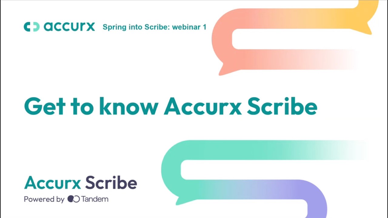 Познакомьтесь с Accurx Scribe в сфере первичной медицинской помощи.