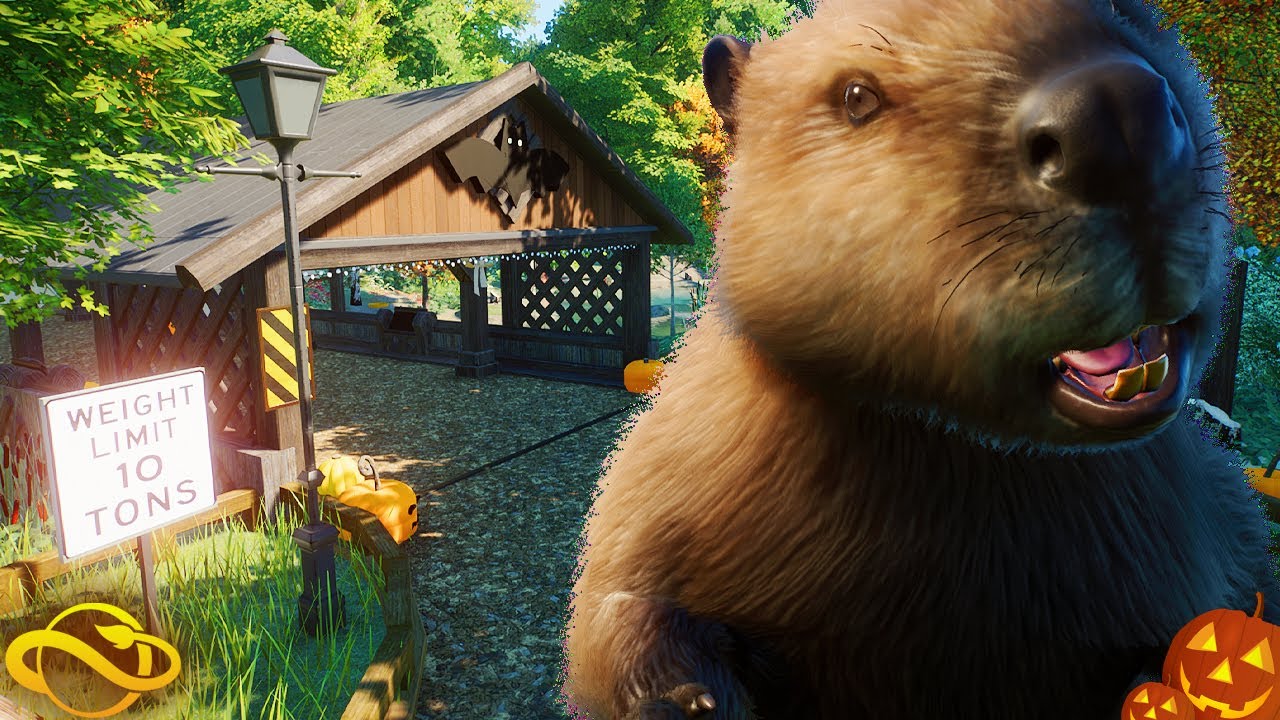 Beaver Dam & Bridge Habitat 🏞️ | Planet Zoo Speed Build - North American Pack
